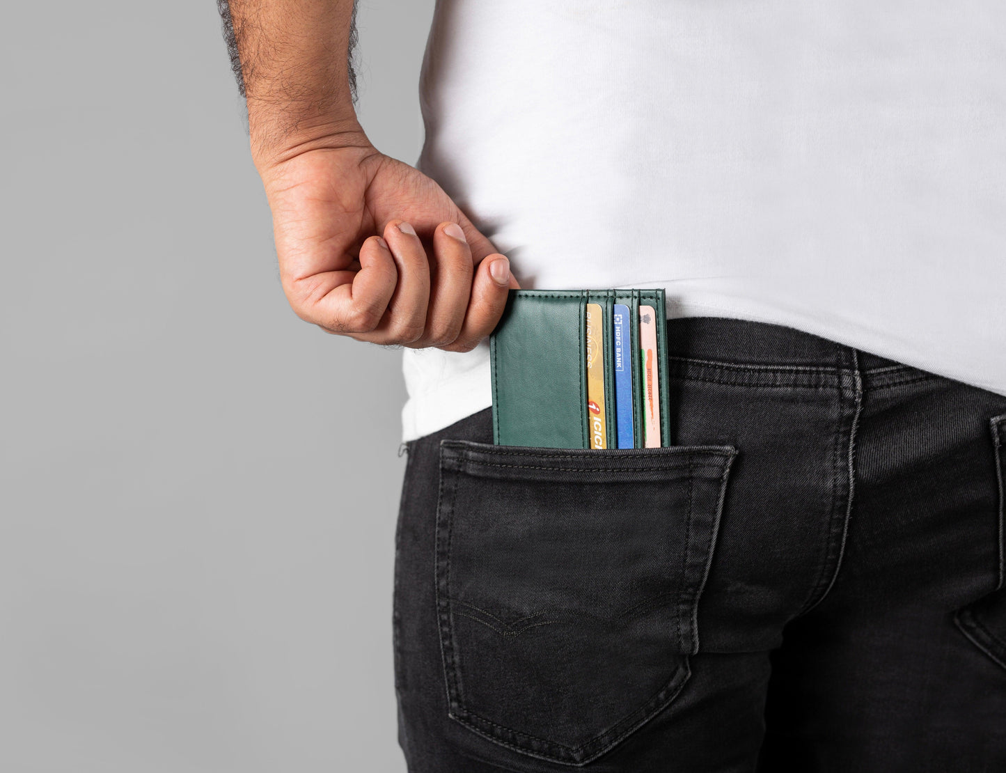 Card Holder - LeatherNoLeather