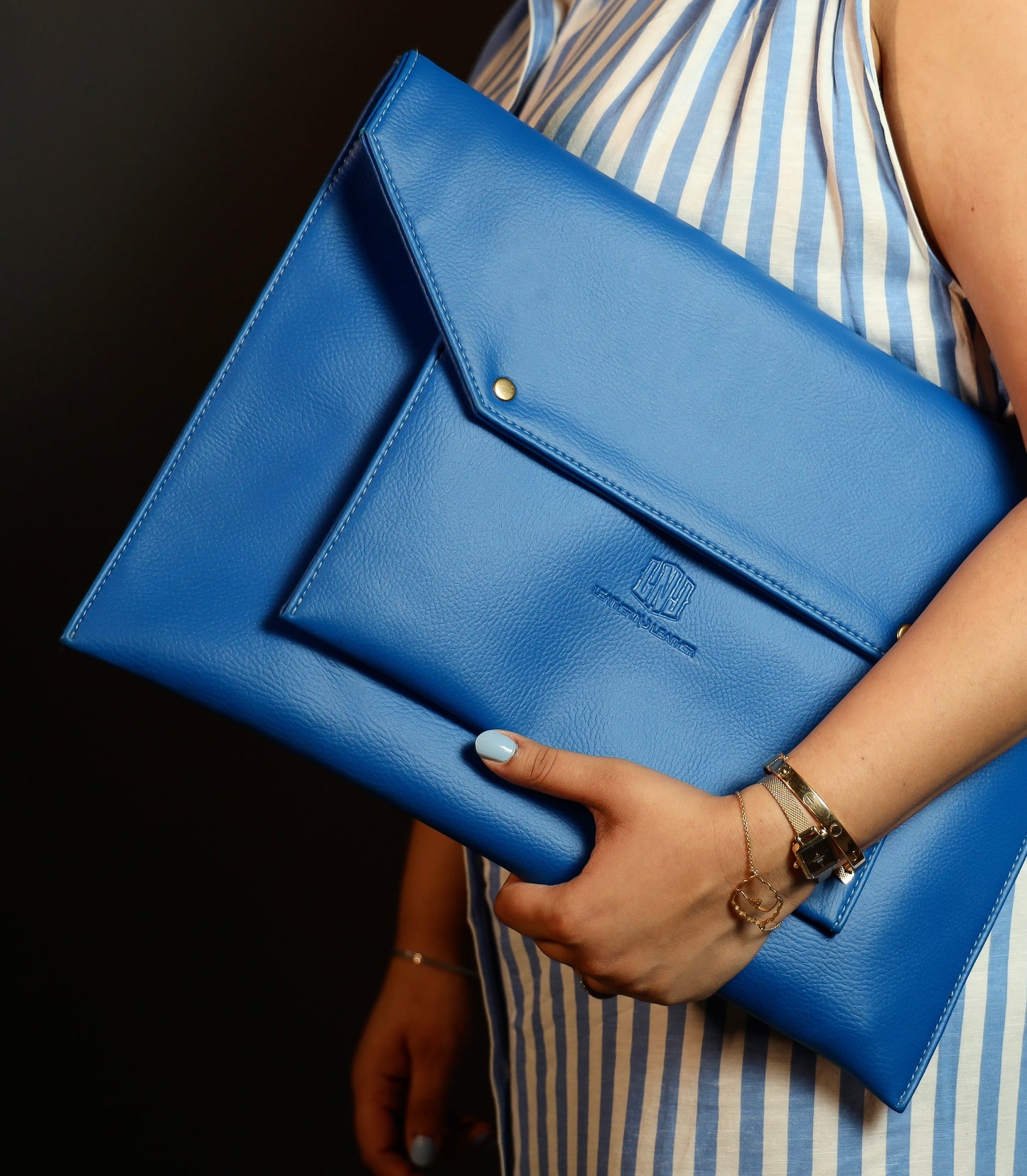 Urban Laptop Sleeve - Blue - LeatherNoLeather