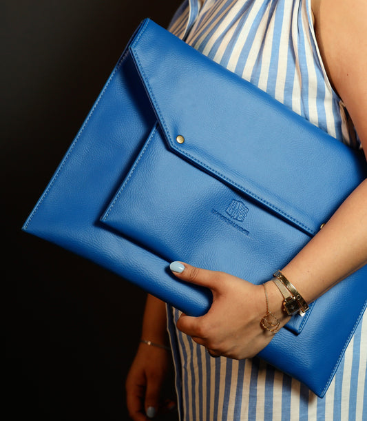 Urban Laptop Sleeve - Blue - LeatherNoLeather