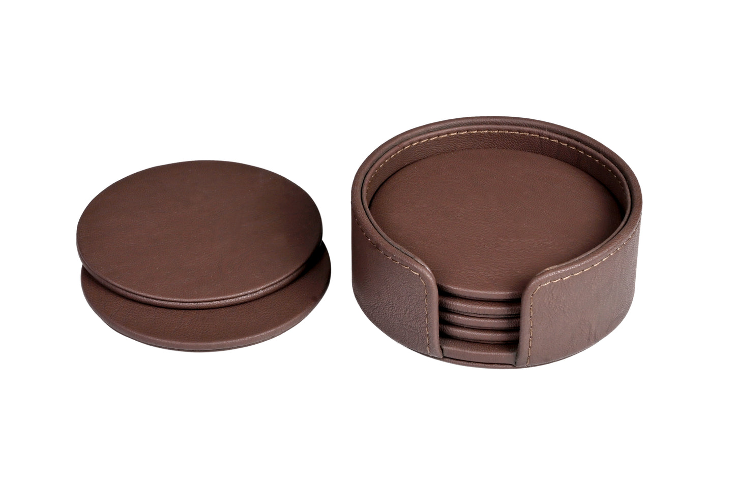 Bask Coaster Set - Brown