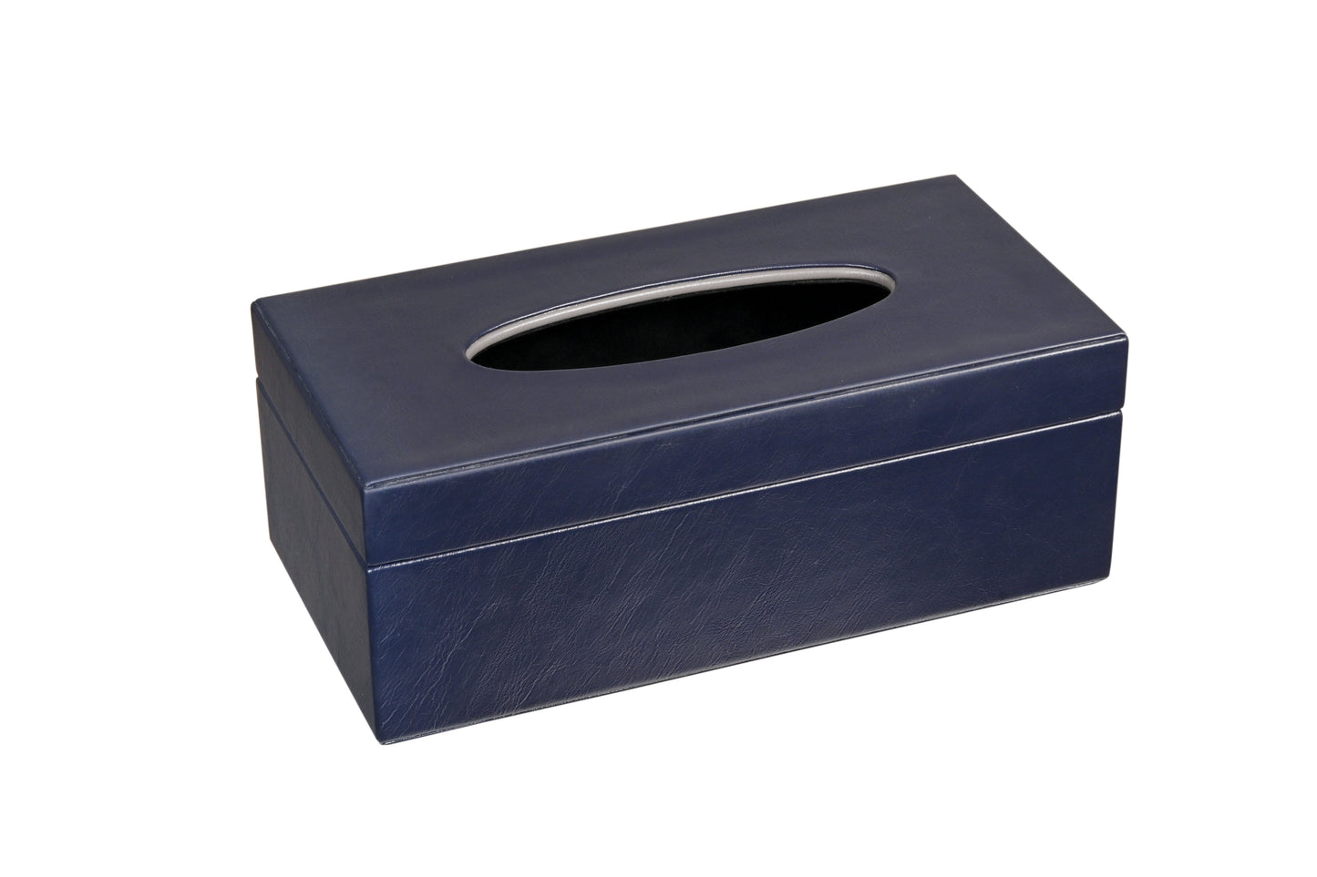 Naples Tissue Box Holder - Navy Blue