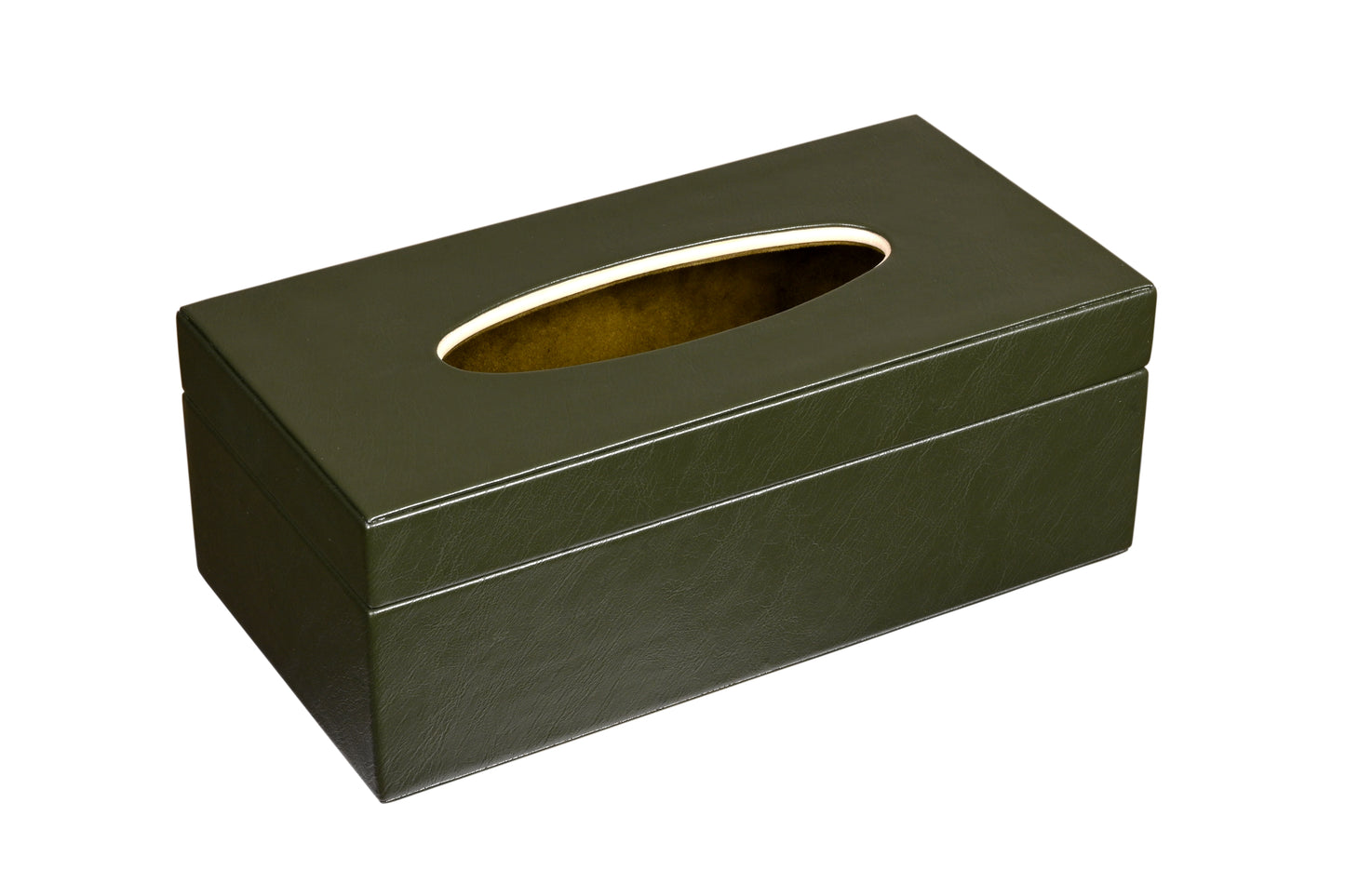 Naples Tissue Box Holder - Olive Green