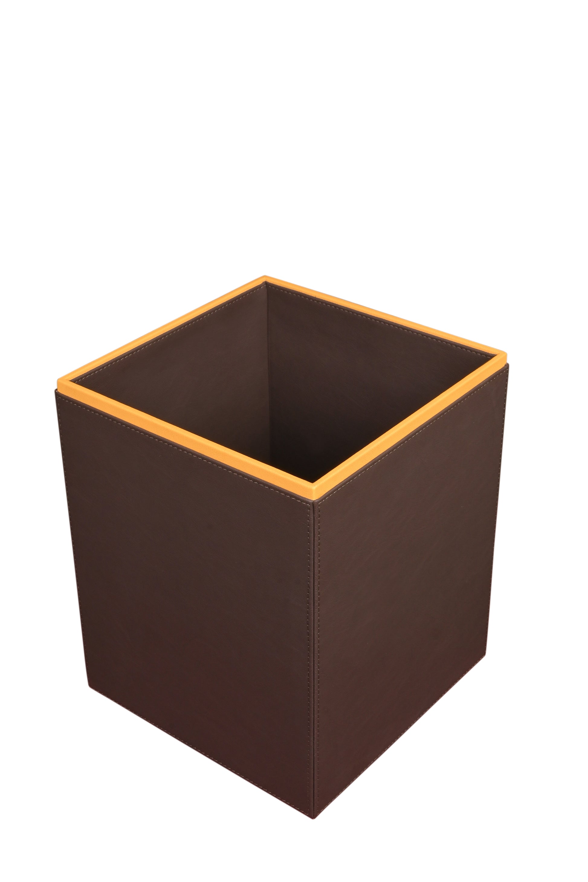 TidyNest Dustbin - Brown - LeatherNoLeather