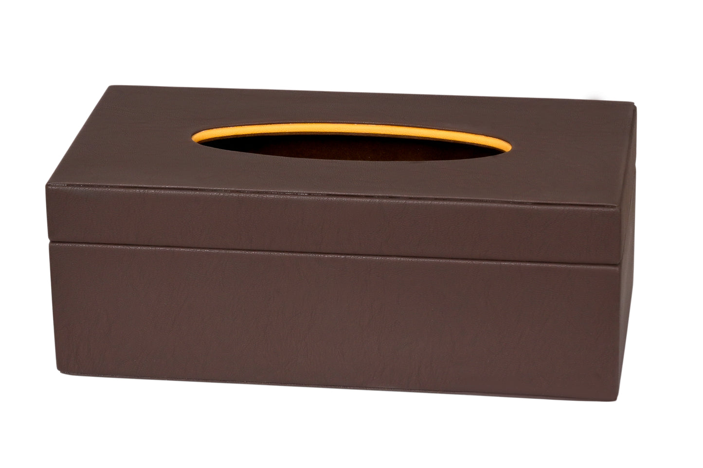 Naples Tissue Box Holder - Brown