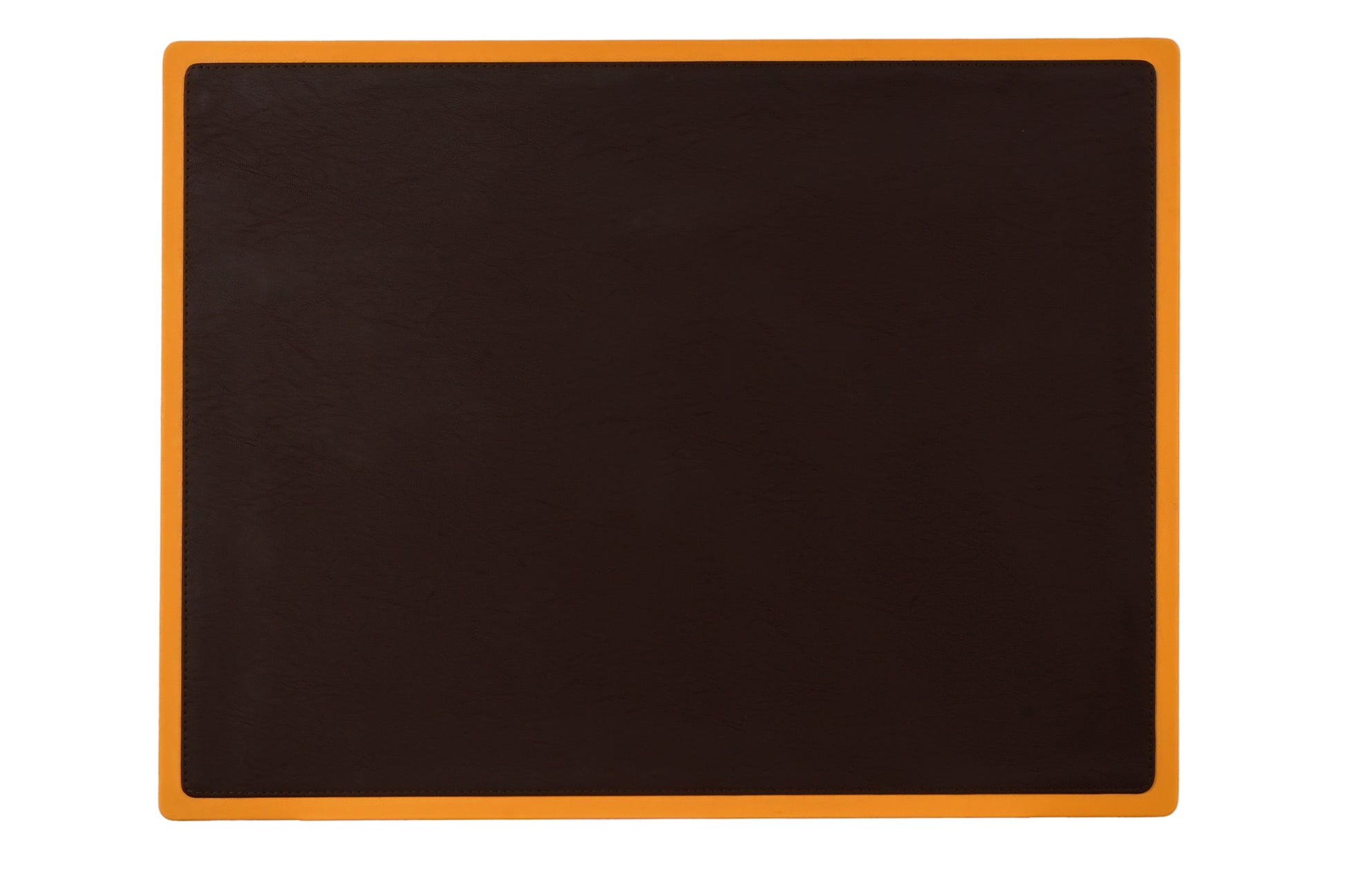 Aura Place Mat - Brown - LeatherNoLeather