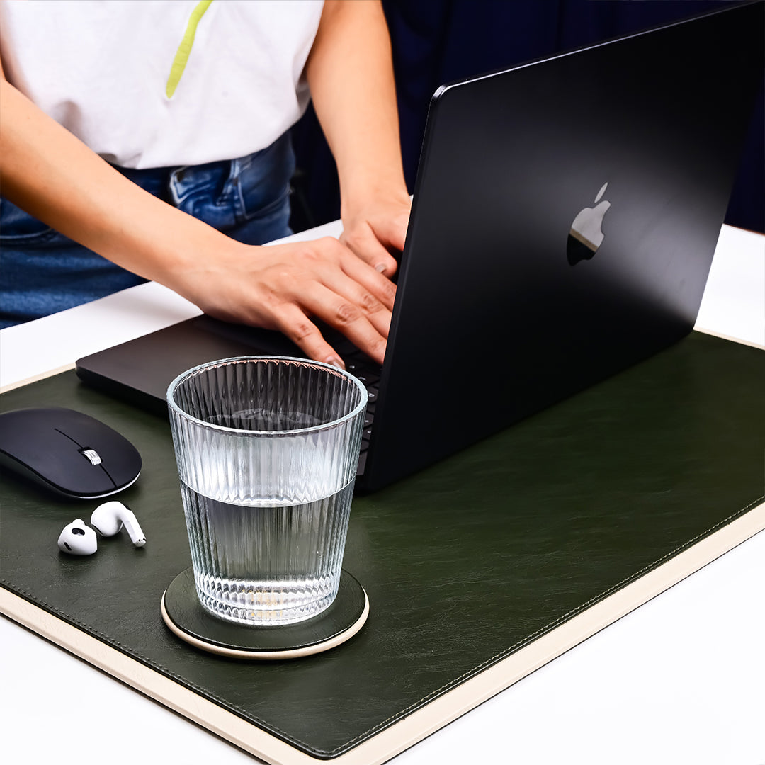 Aura Place Mat - Olive Green