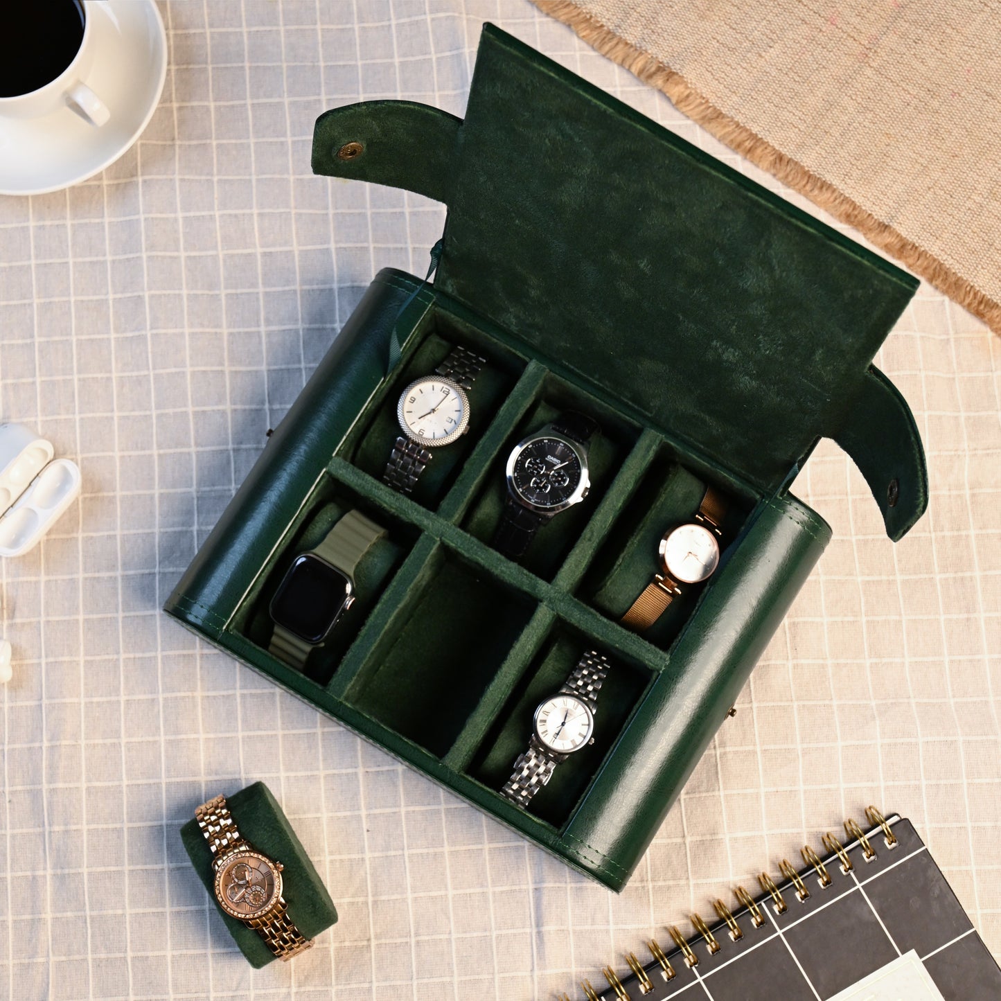 Executive 6 slot Watch Organizer