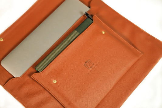 Urban Laptop Sleeve - Tan - LeatherNoLeather