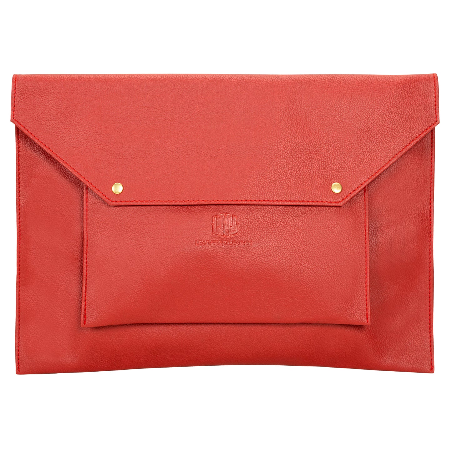 Urban Laptop Sleeve - Red - LeatherNoLeather