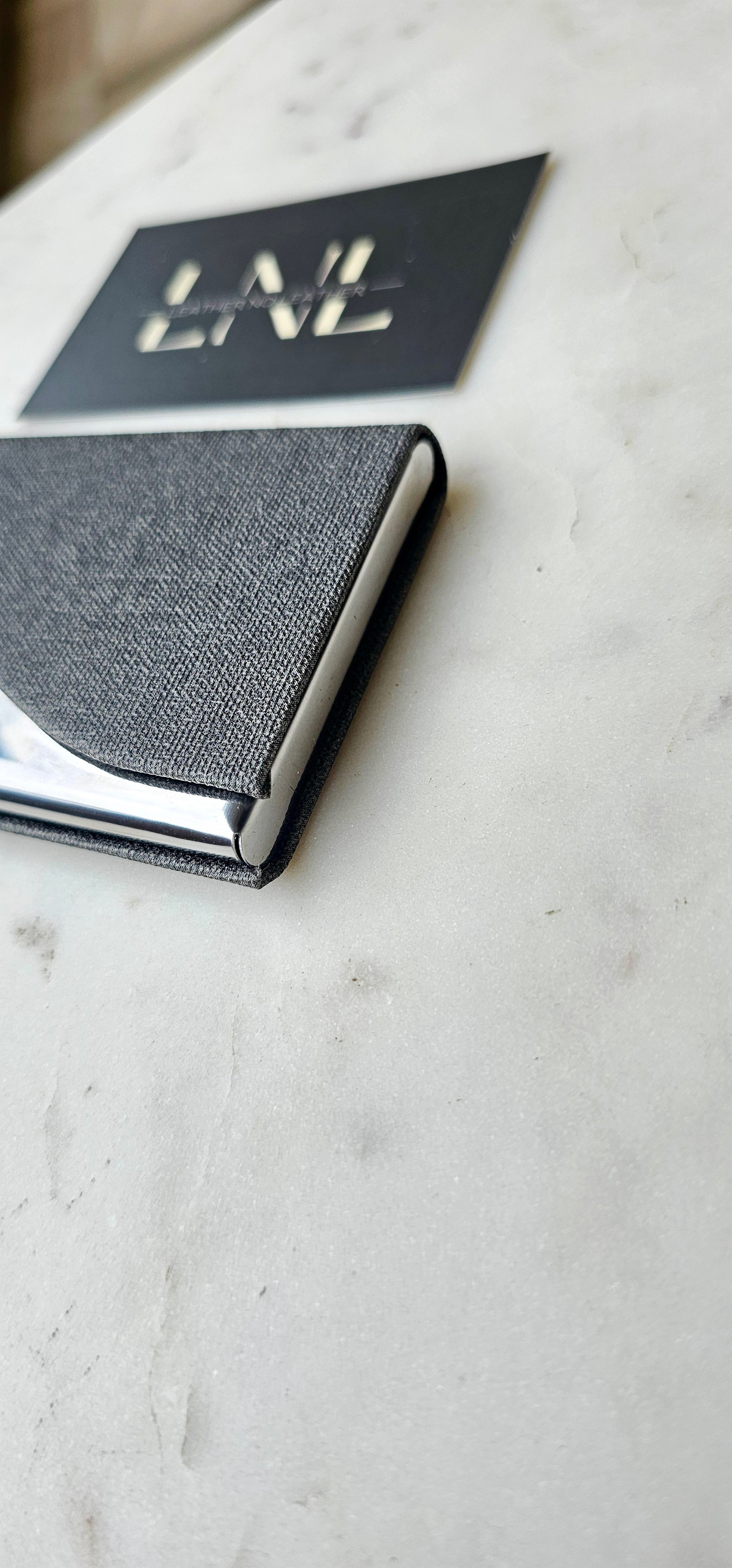 Visiting Card Holder - LeatherNoLeather