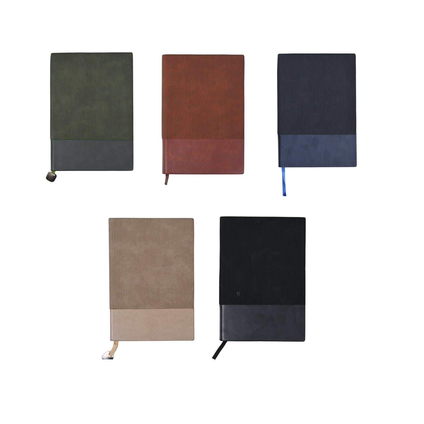 Fluted Vegan leather Diary