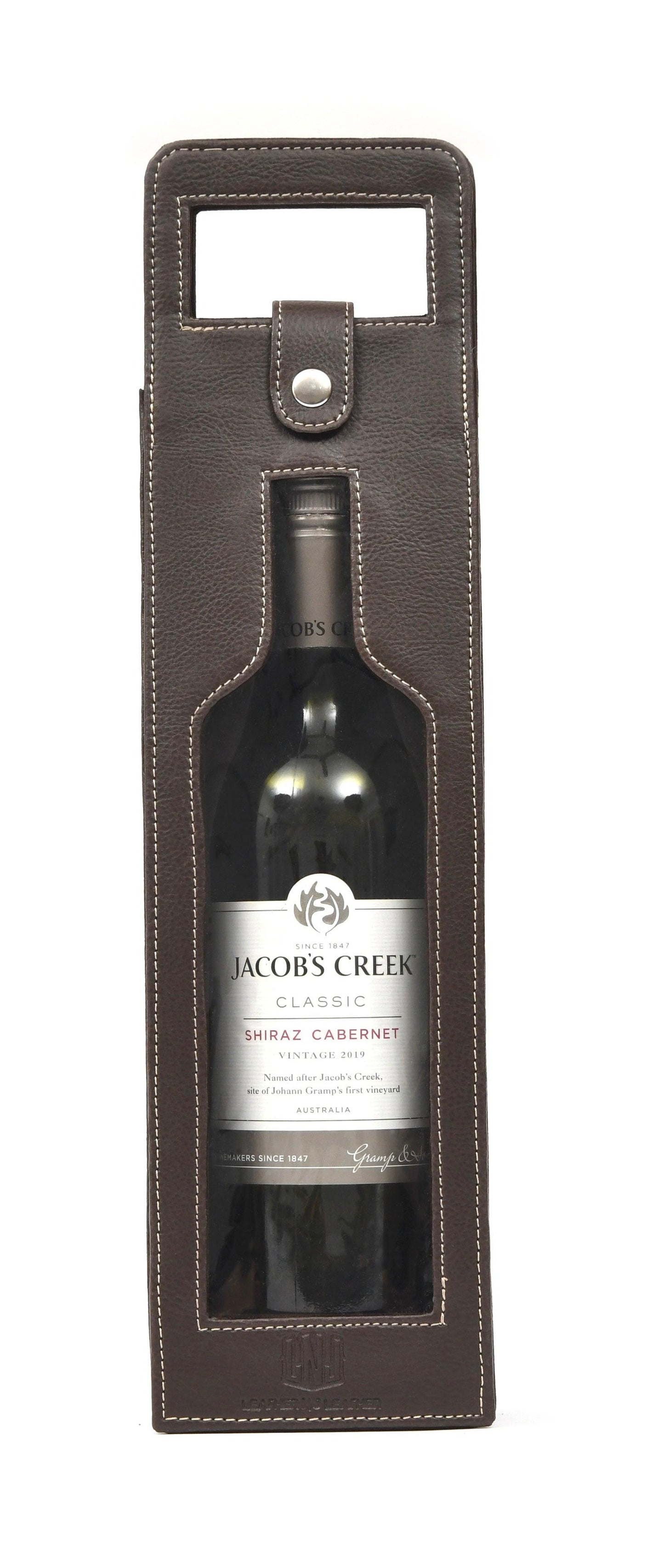 Bottle Bag - LeatherNoLeather