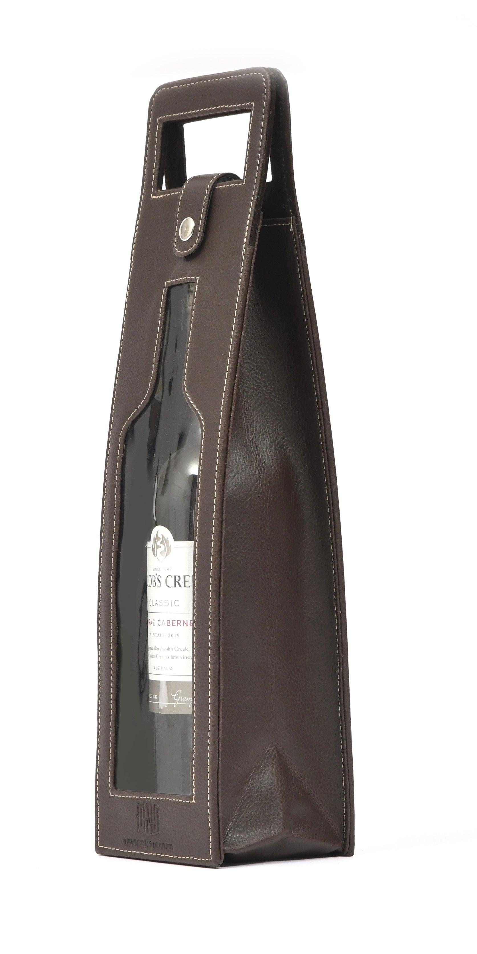 Bottle Bag - LeatherNoLeather