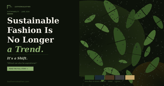 Sustainable Fashion Is No Longer a Trend. It's a Shift.