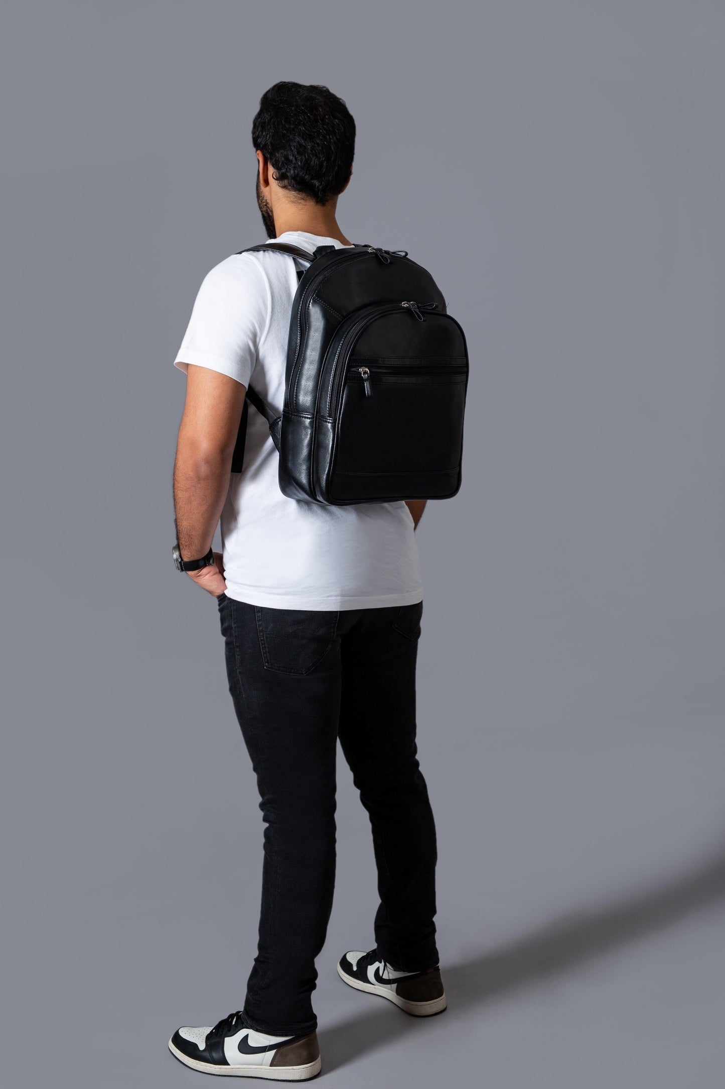 Brown Pier One Rucksack Leder Rucksack Black Pier One Unisex