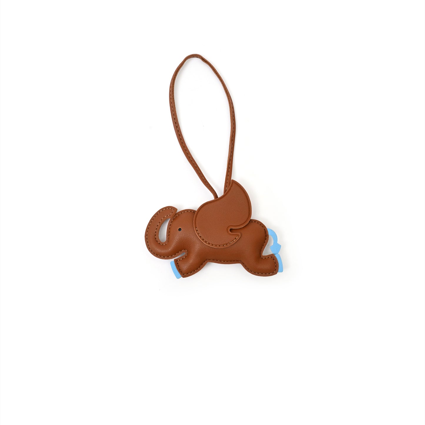 Vegan Leather Elephant Bag Charm