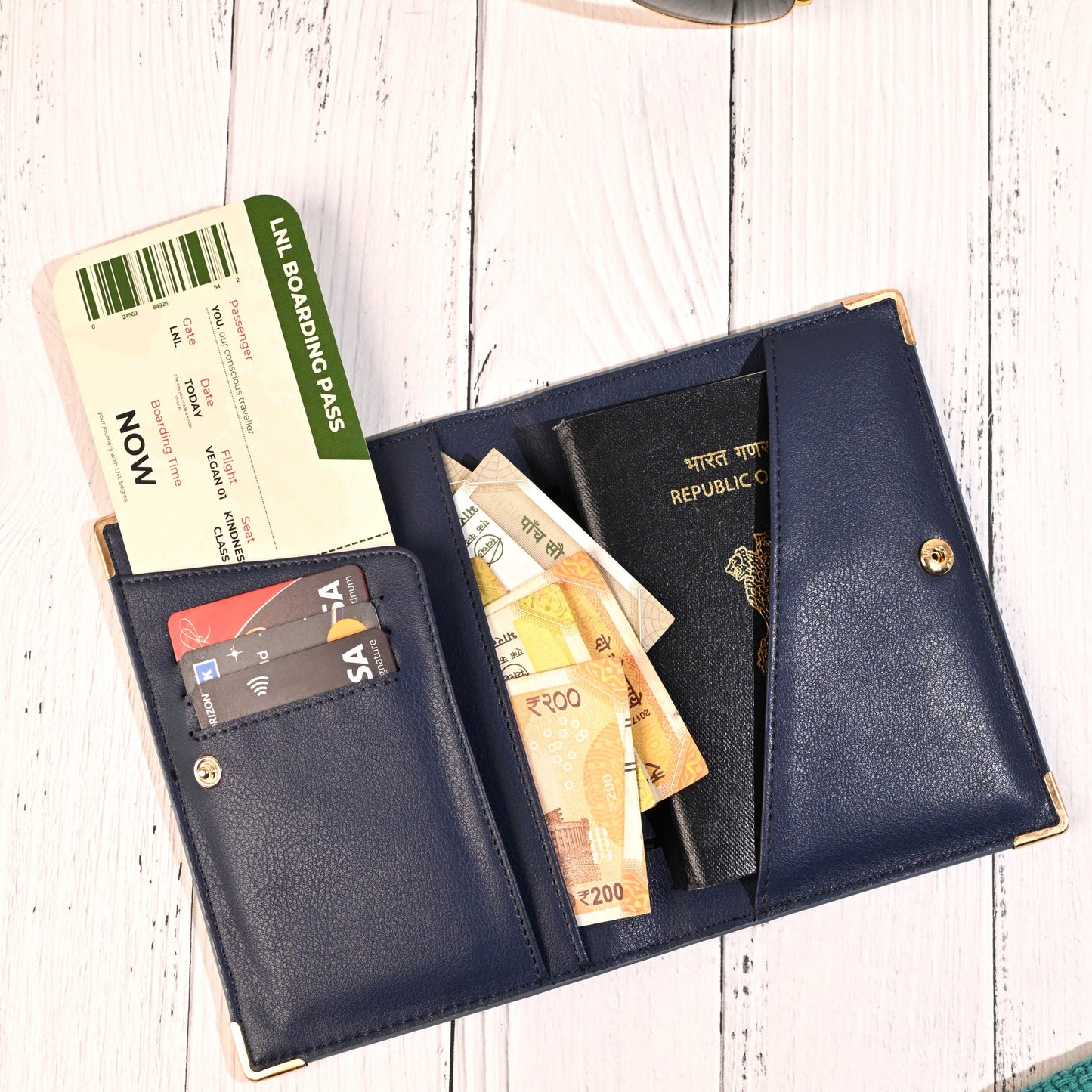 Vegan Leather Passport Cover