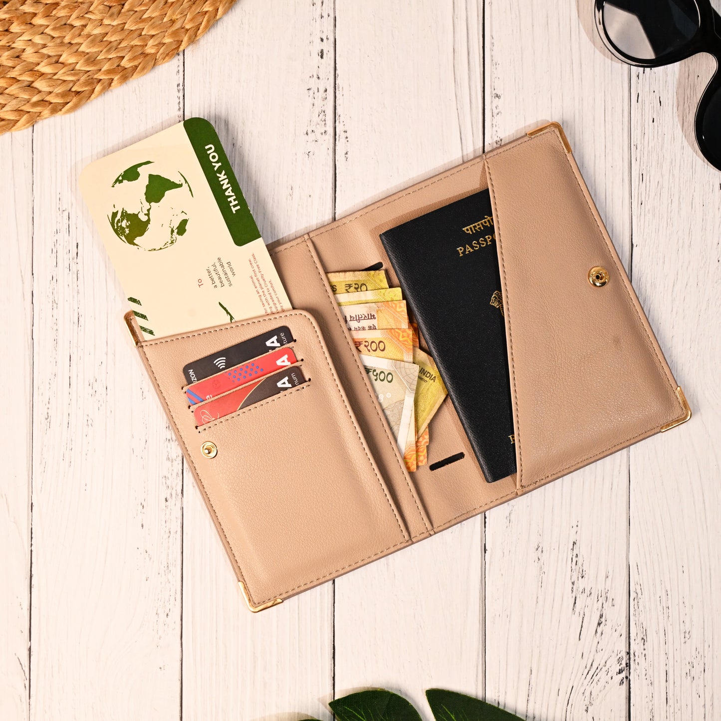 Vegan Leather Passport Cover