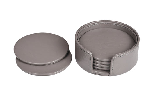 Bask Coaster Set - Grey - LeatherNoLeather