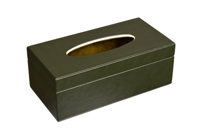 Naples Tissue Box Holder - Olive Green