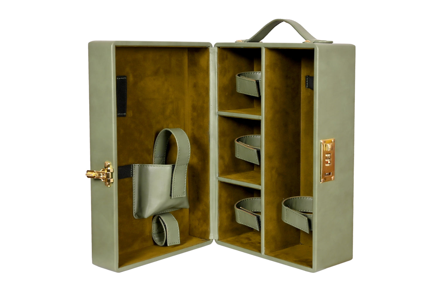 Artisan bar Set - Olive - LeatherNoLeather