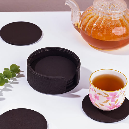 Bask Coaster Set - Brown