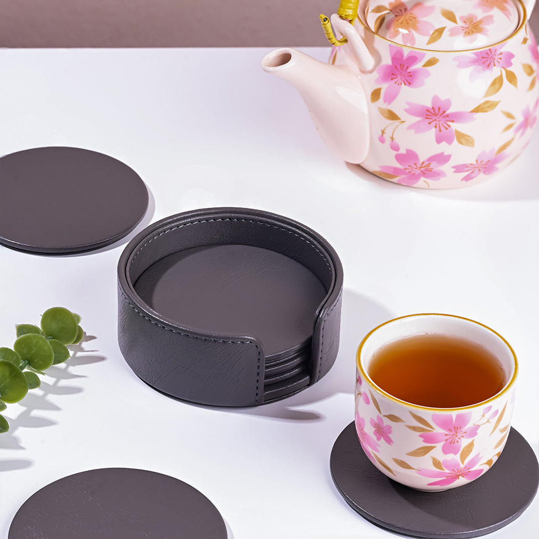 Bask Coaster Set - Grey