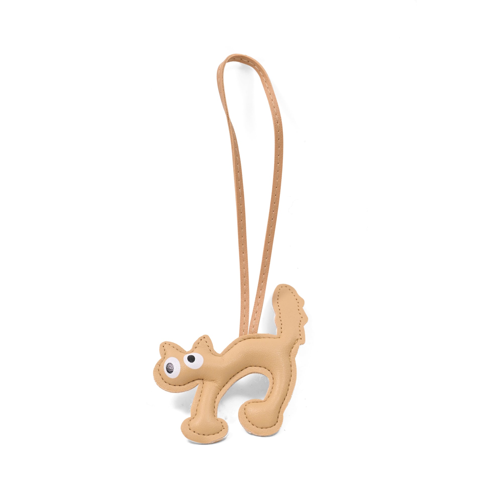 leather cat bag charms
