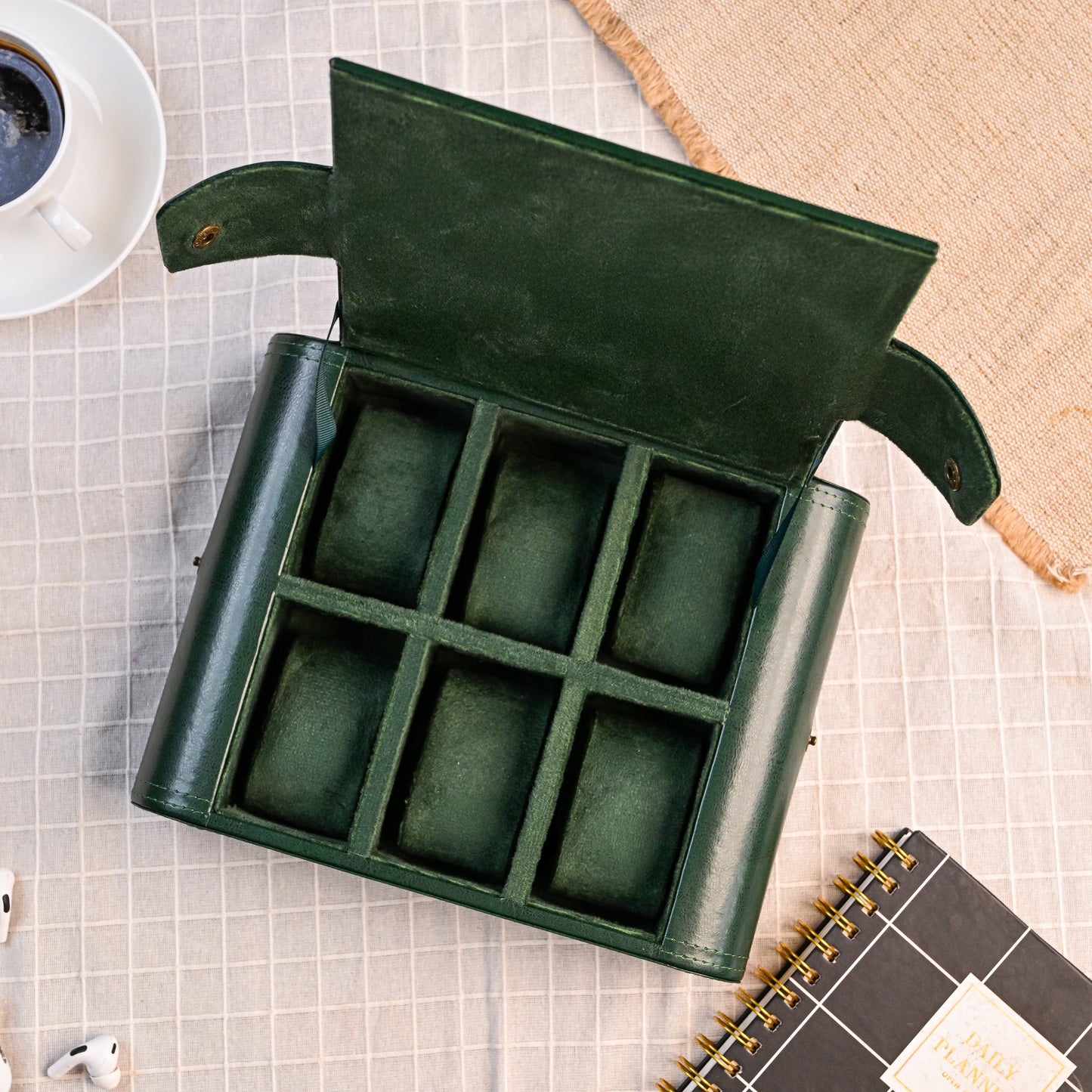 Executive 6 slot Watch Organizer