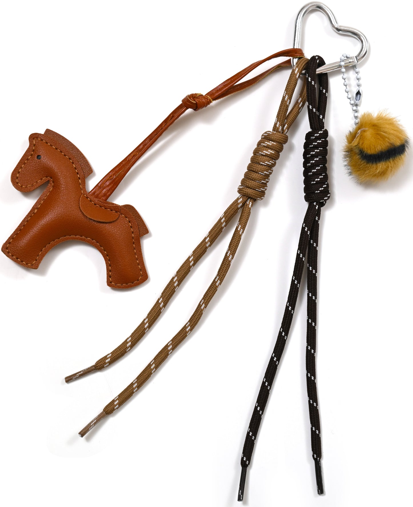 Vegan Leather Horse Bag Charm