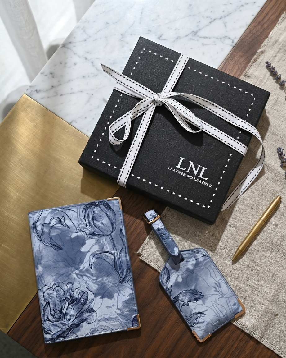 Travel Bundle Gift Set - Passport Cover & Luggage Tag