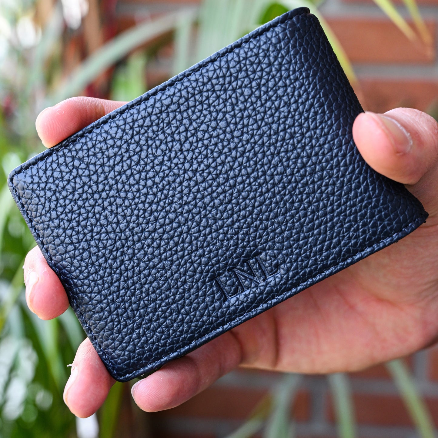 Vegan Leather Money Clip Wallet