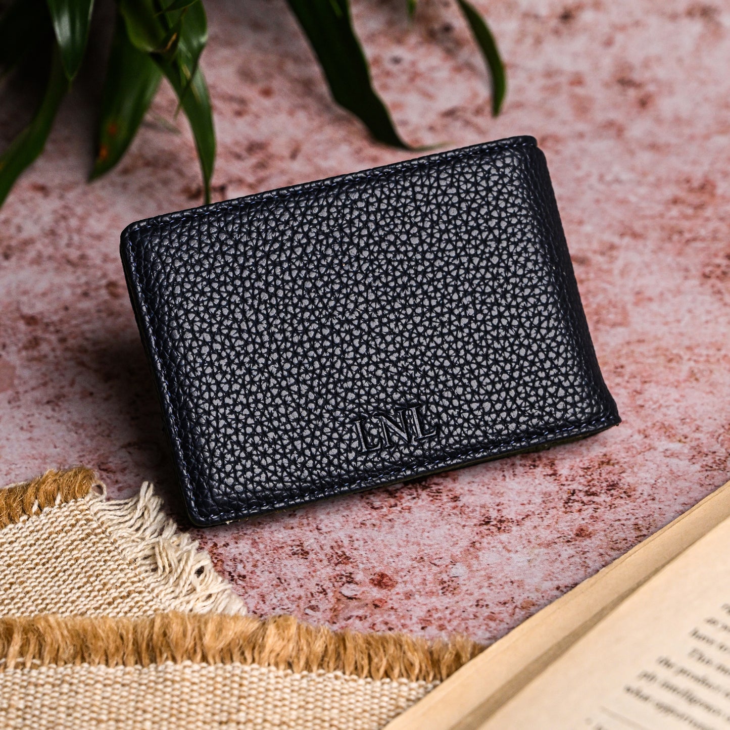 Vegan Leather Money Clip Wallet