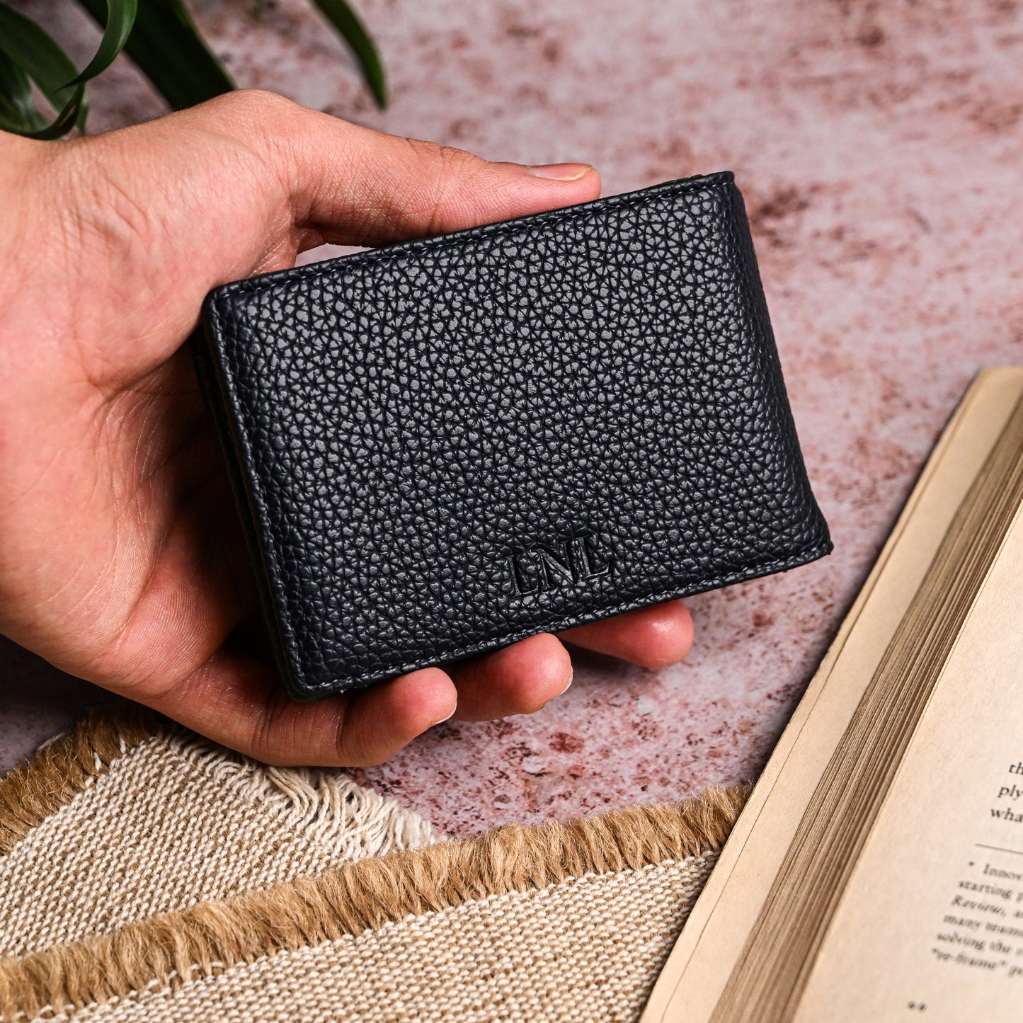 Vegan Leather Money Clip Wallet