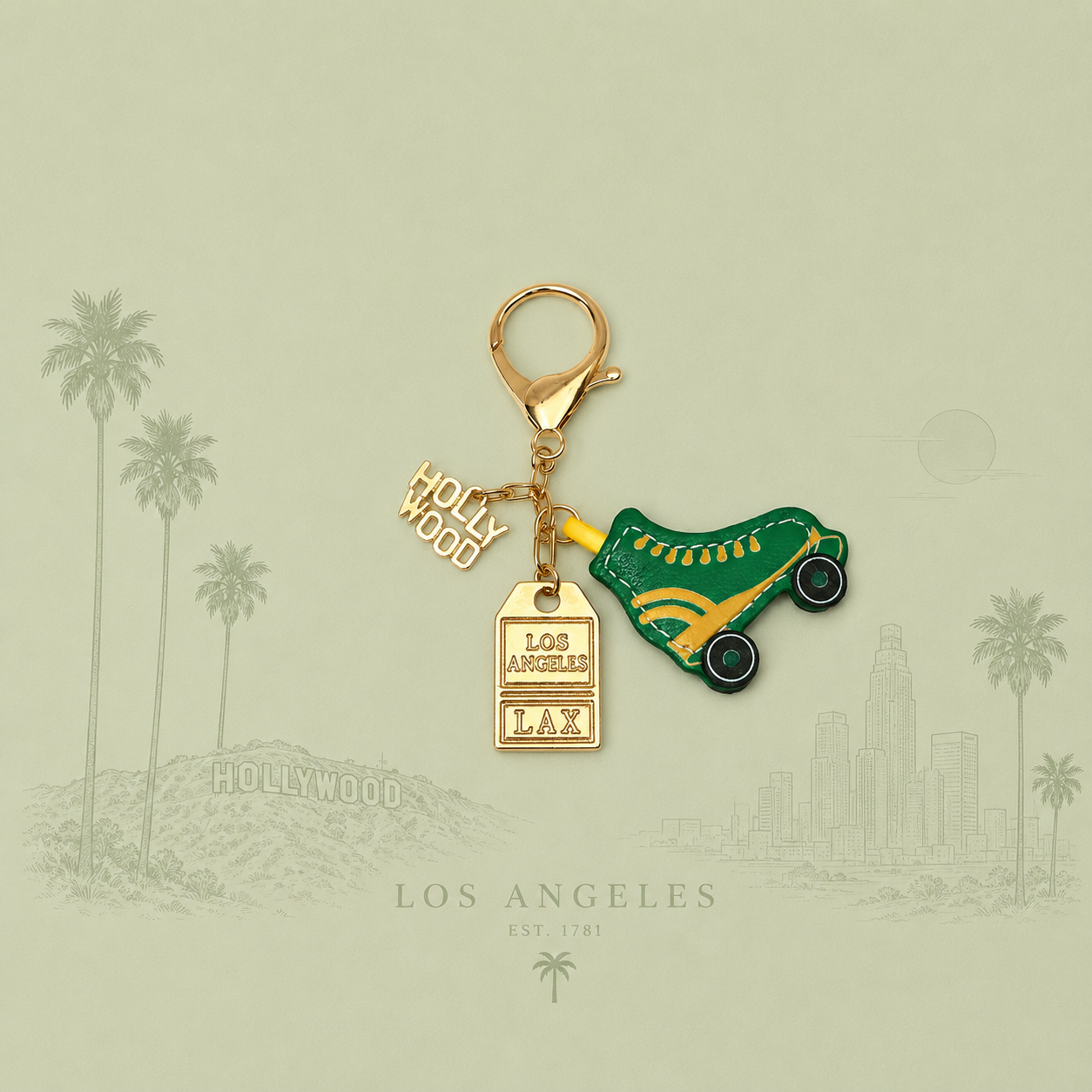 Vegan Leather Souvenir Key Rings