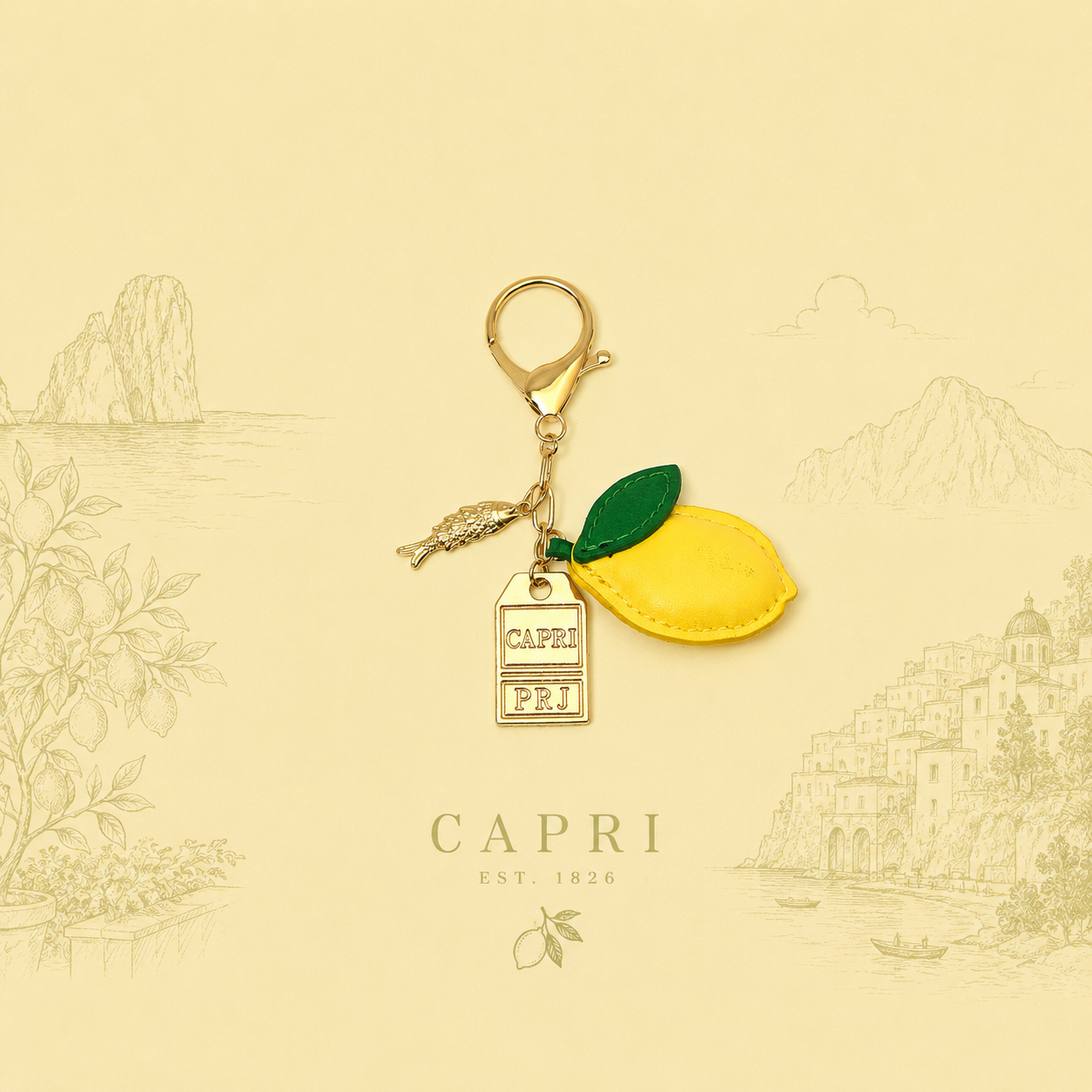 Vegan Leather Souvenir Key Rings