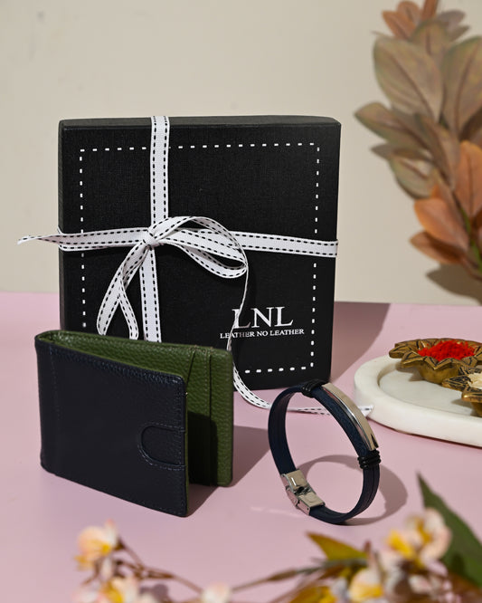 Rakhi Gift Box - Wallet + Rakhi