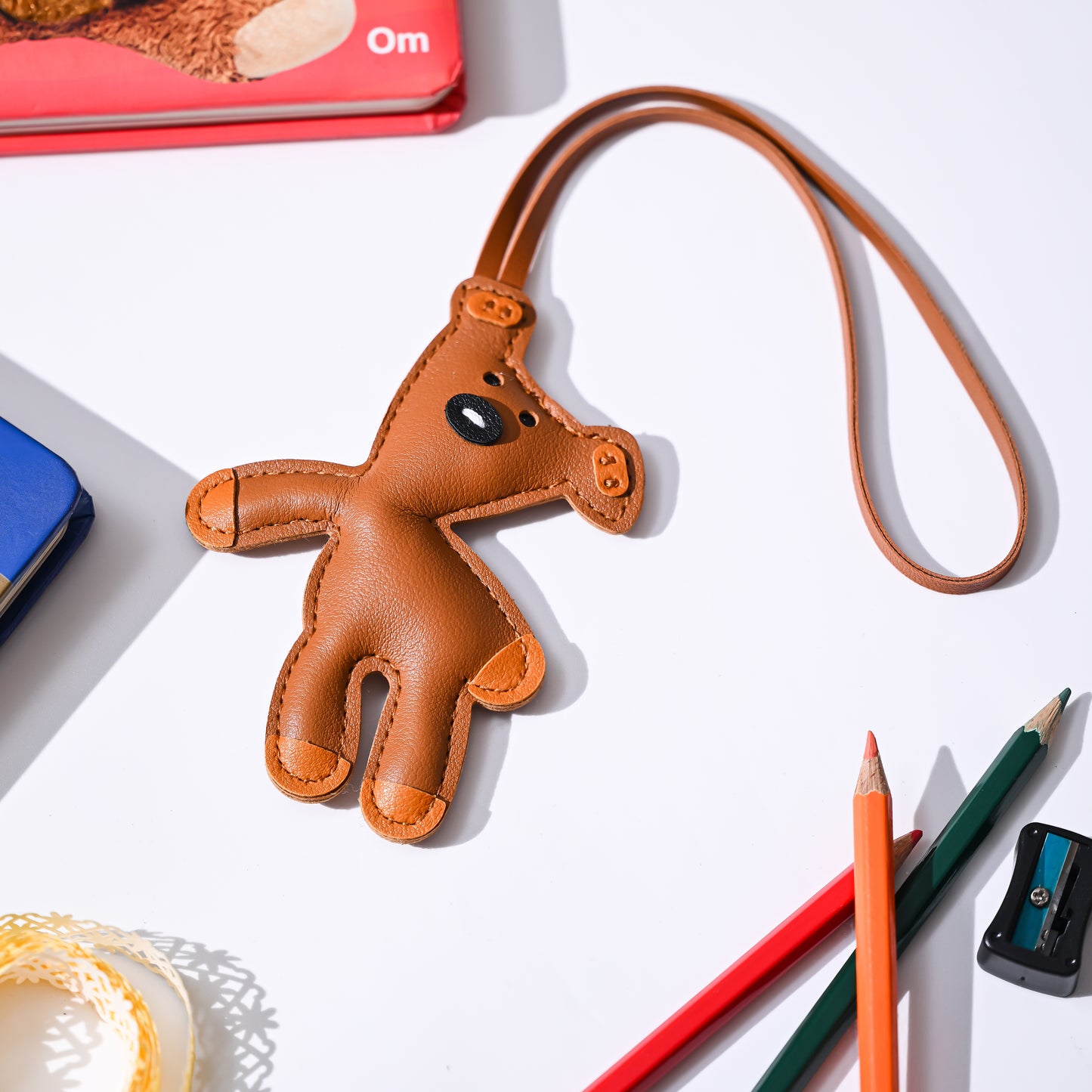 teddy bag charm