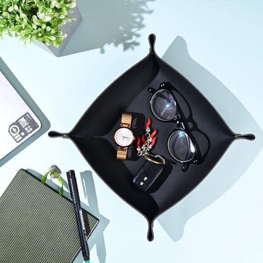Vegan Leather Table Tray