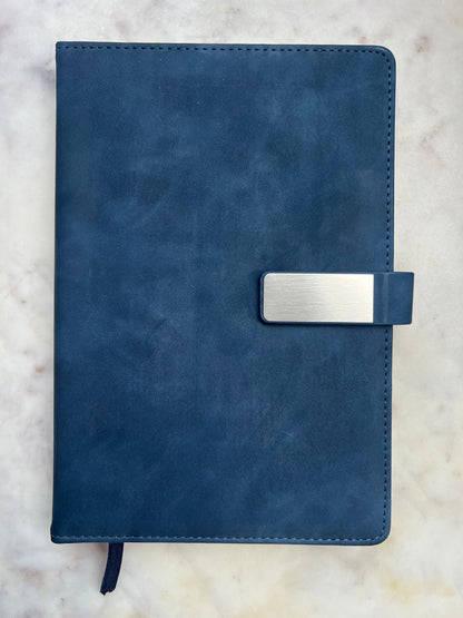 Magnet Lock Vegan leather Diary